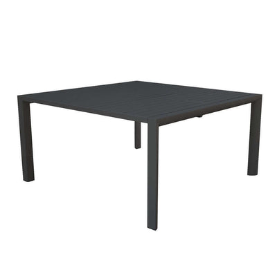 DEREK - tavolo in alluminio 150x100/150 Antracite Milani Home