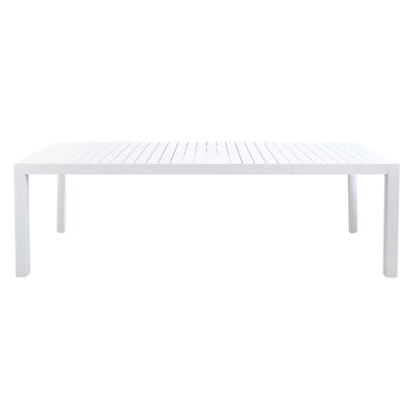 EQUITATUS - tavolo da giardino allungabile in alluminio 160/240x100 Bianco Milani Home