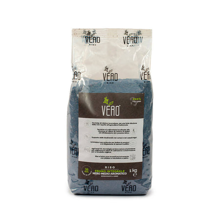 Riso ebano nero integrale REGULAR | 3 pacchi da 1 kg - coltivazione breed feeding per un prodotto più naturale. packaging sviluppato con materiali compostabili. Vero Riso