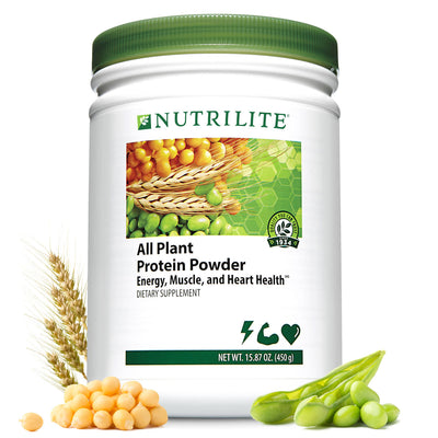 All Plant Protein Powder Nutrilite Integratore Alimentare Vegano Di Proteine Vegetali In Polvere 450gr Alimentari e cura della casa/Frutta e verdura/Proteine vegetali/Seitan Sportast - Cimego, Commerciovirtuoso.it