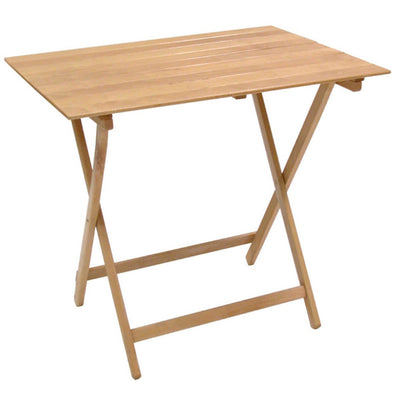 PIC-NIC - tavolo da giardino pieghevole salvaspazio in legno 60x100 Marrone Milani Home
