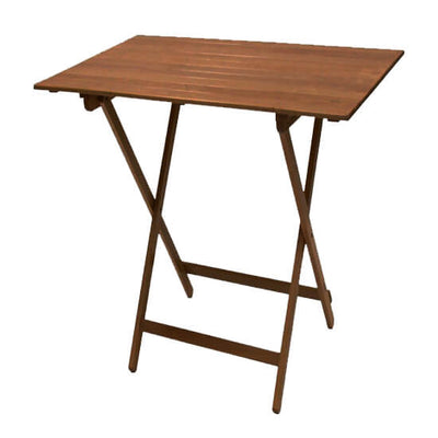 PIC-NIC - tavolo da giardino pieghevole salvaspazio in legno 60x80 Tinta noce