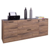 Contromobile con ante e cassetti Da Vinci in legno da ufficio arredamento per interno h 89 cm Casa e cucina/Arredamento/Studio/Mobiletti e credenze/Librerie Decor Space - Altamura, Commerciovirtuoso.it