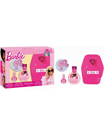 Cofanetto Barbie Con Profumo Edt 50 Ml Con Smalto Decorazioni E Lampada Unghie Mattel