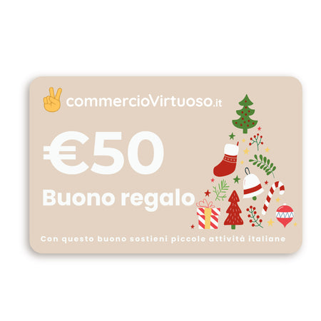 Buono Regalo Commercio Virtuoso Natale 2022 Buoni regalo/Buoni regalo CommercioVirtuoso.it, Commerciovirtuoso.it