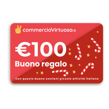 Buono Regalo CommercioVirtuoso.it Natale GirftCard 100% Negozi Italiani Idea Regalo Buoni regalo/Buoni regalo Commercio Virtuoso, Commerciovirtuoso.it