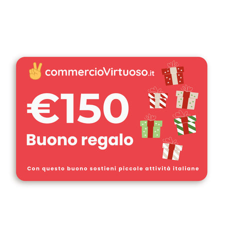 Buono Regalo CommercioVirtuoso.it Natale GirftCard 100% Negozi Italiani Buoni regalo/Buoni regalo Commercio Virtuoso, Commerciovirtuoso.it