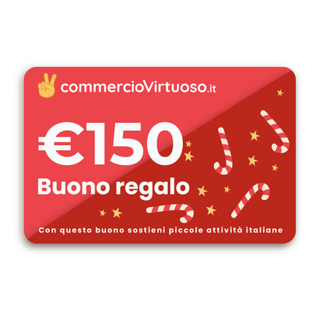 Buono Regalo CommercioVirtuoso.it Natale GirftCard 100% Negozi Italiani Idea Regalo Buoni regalo/Buoni regalo Commercio Virtuoso, Commerciovirtuoso.it