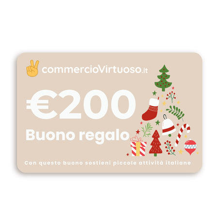 Buono Regalo Commercio Virtuoso Natale 2022 Buoni regalo/Buoni regalo CommercioVirtuoso.it, Commerciovirtuoso.it