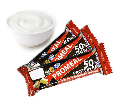 Promeal 50% proteine yogurt barrette proteiche 60 gr Volchem, confezione da 20 pezzi barrette dietetiche Non solo caffè online - Albano Laziale, Commerciovirtuoso.it