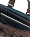 Cartella Due Manici Porta Pc 15 e iPad con Tracolla PIQUADRO in Pelle Testa Moro Linea Harper - CA4027AP