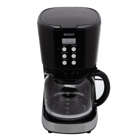 SOGO Caffettiera elettronica caffè americano 900W 12 tazze 1.5L con timer Casa e cucina/Elettrodomestici per la cucina/Macchine da caffè/Macchine da caffè americano SellUp - Bassano del Grappa, Commerciovirtuoso.it