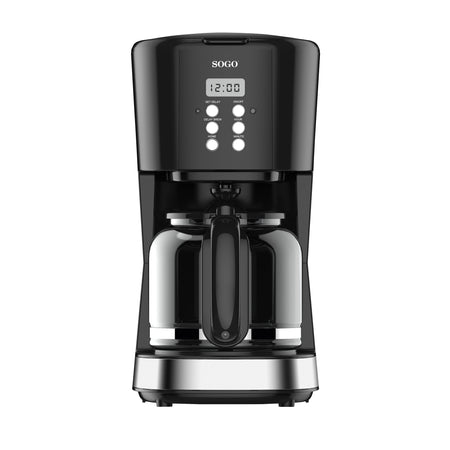 SOGO Caffettiera elettronica caffè americano 900W 12 tazze 1.5L con timer Casa e cucina/Elettrodomestici per la cucina/Macchine da caffè/Macchine da caffè americano SellUp - Bassano del Grappa, Commerciovirtuoso.it