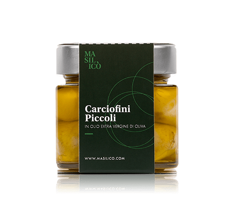 Carciofini piccoli in olio extra vergine di oliva 190 g Masilicò