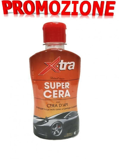 SUPER CERA D'API XTRA 250 ML BRILLANTEZZA AUTO LUCIDA PULIZIA PROTEGGE
