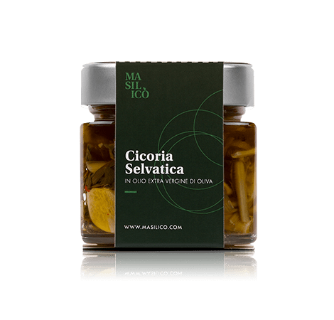 Cicoria selvatica in olio extra vergine di oliva 190 g