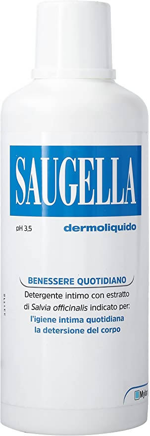 Saugella, Dermoliquido, Detergente Per L'Igiene Intima Quotidiana a base di  Salvia Officinalis, 750 ml - commercioVirtuoso.it