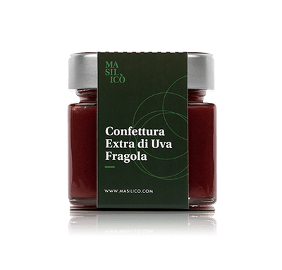 Confettura extra di uva fragola 260 g Made in Italy Masilicò
