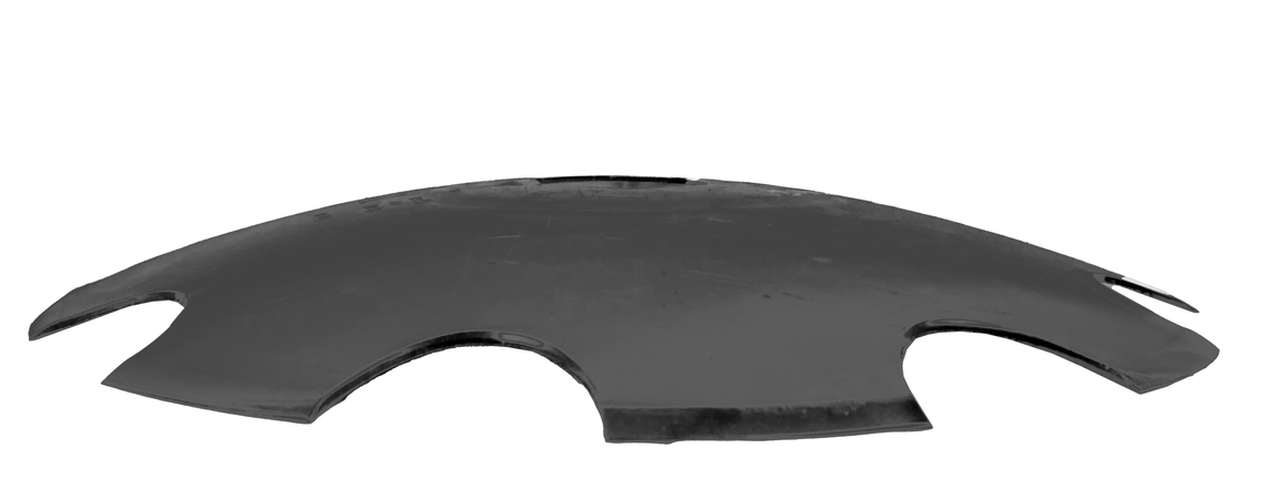 Disco frangizolle dentato Ø 460mm sp.3mm con foro esagonale da 67mm
