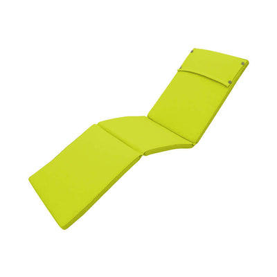 cuscino lettino con doppia cucitura idrorepellente Verde