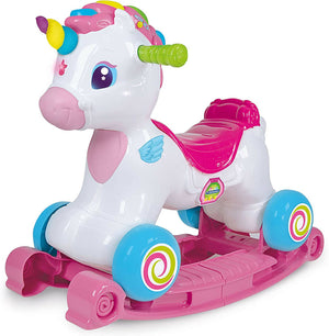 Clementoni Unicorno Ride on It Cavalcabile Multicolore per Bambini 12+ Giochi e giocattoli/Giocattoli prima infanzia/Cavalli con bastone Cartoleria Deja Vu - Crotone, Commerciovirtuoso.it