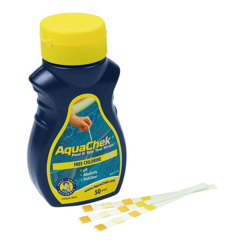 AquaChek Free Chlorine Strisce 4 in 1 Pool & SPA test strips - Analisi per Cloro libero, PH, alcalinità, acido cianurico set 50 strisce Test a strisce cloro libero Sicily Pool - Acireale, Commerciovirtuoso.it