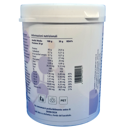 Scen Collagene Provit - Collagene idrolizzato tipo I e II ad altissima concentrazione (24 gr. per dose) arricchito con proteine del siero del latte, potassio, vitamine B1, B2, B6, E, PP, C