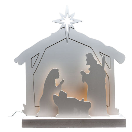 Figura luminosa in legno "Natività" decorazione natalizia per interno h 38 cm Casa e cucina/Decorazioni per interni/Addobbi e decorazioni per ricorrenze/Decorazioni natalizie/Luci natalizie/Catene luminose per esterni MagiediNatale.it - Altamura, Commerciovirtuoso.it