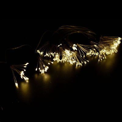 Catena 24 ciuffi di aneto luminoso bianco caldo luce fissa filo trasparente decoro albero di Natale Casa e cucina/Decorazioni per interni/Addobbi e decorazioni per ricorrenze/Decorazioni natalizie/Luci natalizie/Catene luminose per interni MagiediNatale.it - Altamura, Commerciovirtuoso.it