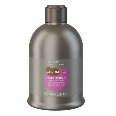 Alterego Chromego Silver Maintain Shampoo 300 Ml - Shampoo Antigiallo, Per Contrastare I Riflessi Gialli Indesiderati.