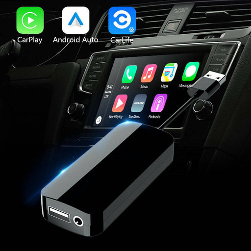 Carplay box android auto usb dongle adattatore cablato con ingresso  microfono per lettore multimediale di navigazione per auto android 4.2 