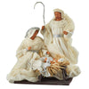 Natività monoblocco King h 36 cm statue per presepe vestiti in tessuto Bianco e Argento Casa e cucina/Decorazioni per interni/Addobbi e decorazioni per ricorrenze/Decorazioni natalizie/Presepi/Statuine e fondali per il presepe MagiediNatale.it - Altamura, Commerciovirtuoso.it