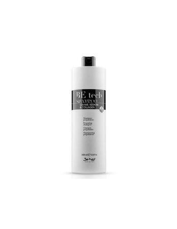 Be hair be tech treatments shampoo preparatore 1000 ml arricchito con caviale, cheratina e collagene.