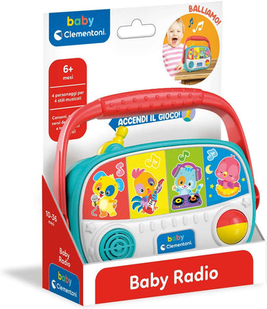 Clementoni Baby Radio Gioco Musicale Prima Infanzia Gioco Educativo per  Bambini Con Canzoni E Suoni Ed Effetti Luminosi 10+ (12C4) -  commercioVirtuoso.it