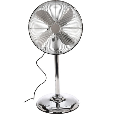 Ventilatore a piantana "Cromo" 3 velocità, pala da Ø 40 cm h 130 cm Fai da te/Prodotti per la costruzione/Riscaldamento e raffreddamento/Sistemi mobili di climatizzazione/Ventilatori/Ventilatori a piantana Decor Space - Altamura, Commerciovirtuoso.it