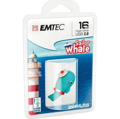 Emtec - Memoria usb2.0 M337 Anmalitos Whale - ECMMD16GM337 - 16 GB Elettronica/Informatica/Dispositivi archiviazione dati/Dispositivi archiviazione dati esterni/PenDrive Eurocartuccia - Pavullo, Commerciovirtuoso.it