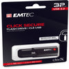 Emtec - Memoria USB B120 ClickSecure - ECMMD32GB123 - 32 GB Elettronica/Informatica/Dispositivi archiviazione dati/Dispositivi archiviazione dati esterni/PenDrive Eurocartuccia - Pavullo, Commerciovirtuoso.it