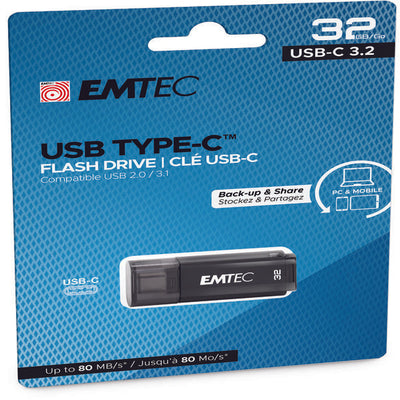 Emtec - USB 3.2 D400 - Type-C - ECMMD32GD403 - 32GB Elettronica/Informatica/Dispositivi archiviazione dati/Dispositivi archiviazione dati esterni/PenDrive Eurocartuccia - Pavullo, Commerciovirtuoso.it