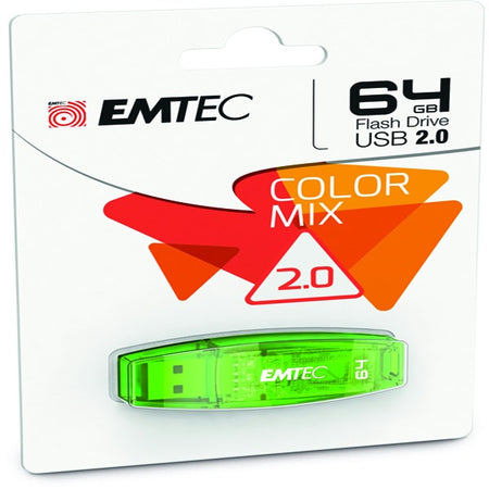Emtec - USB 2.0 - C410 - 64 GB Elettronica/Informatica/Dispositivi archiviazione dati/Dispositivi archiviazione dati esterni/PenDrive Eurocartuccia - Pavullo, Commerciovirtuoso.it