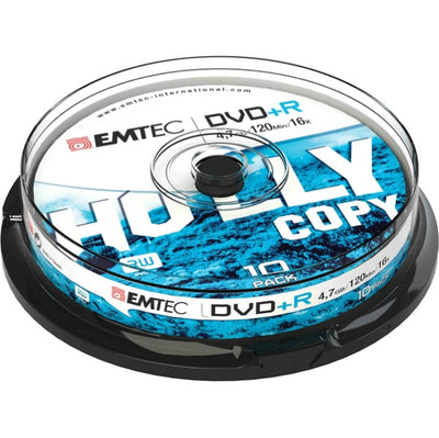Emtec - DVD+R - registrabile 4 7GB 16x spindle - conf. 10 pz Elettronica/Informatica/Accessori/Supporti vergini/BD-R Eurocartuccia - Pavullo, Commerciovirtuoso.it