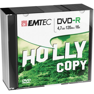 Emtec - DVD-R - registrabile - ECOVR471016SL - 4 7GB - conf. 10 pz Elettronica/Informatica/Accessori/Supporti vergini/BD-R Eurocartuccia - Pavullo, Commerciovirtuoso.it