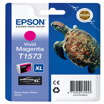 Epson - Cartuccia ink - Magenta - T1573 - C13T15734010 - 25 9ml Elettronica/Informatica/Stampanti e accessori/Accessori per stampanti a inchiostro e laser/Cartucce d'inchiostro Eurocartuccia - Pavullo, Commerciovirtuoso.it