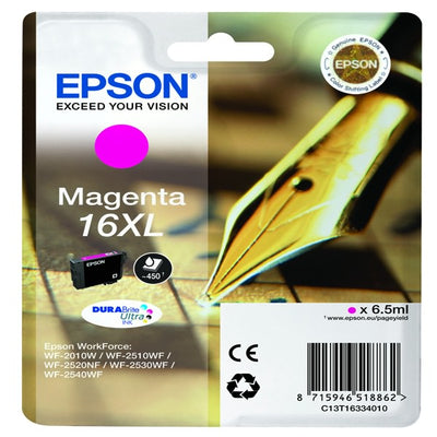 Epson - Cartuccia ink - 16XL - Magenta - C13T16334012 - 6 5ml Elettronica/Informatica/Stampanti e accessori/Accessori per stampanti a inchiostro e laser/Cartucce d'inchiostro Eurocartuccia - Pavullo, Commerciovirtuoso.it