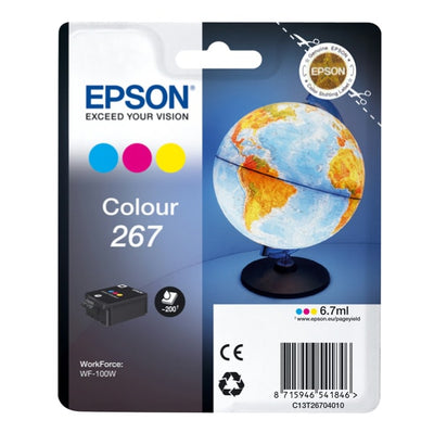 Epson - Cartuccia ink - 267 - C-M-Y - C13T26704010 - 6 7ml Elettronica/Informatica/Stampanti e accessori/Accessori per stampanti a inchiostro e laser/Cartucce d'inchiostro Eurocartuccia - Pavullo, Commerciovirtuoso.it