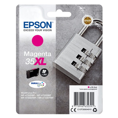 Epson - Cartuccia ink - 35XL - Magenta - C13T35934010 - 20 3ml Elettronica/Informatica/Stampanti e accessori/Accessori per stampanti a inchiostro e laser/Cartucce d'inchiostro Eurocartuccia - Pavullo, Commerciovirtuoso.it