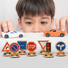 Segnali Stradali Per Bambini Gioco D'apprendimento in Legno per Bambini Giochi e giocattoli/Puzzle/Puzzle di legno Dida - Ragusa, Commerciovirtuoso.it