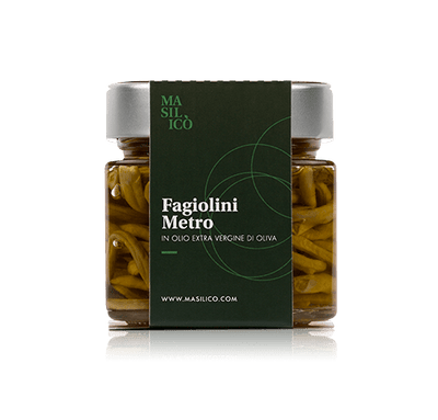 Fagiolini metro in olio extra vergine di oliva 190 g Masilicò