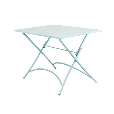 ROMANUS - tavolo da giardino pieghevole in ferro 110x70 Verde