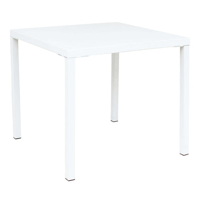 INDEX - tavolo da giardino in ferro 80x80 Bianco Milani Home