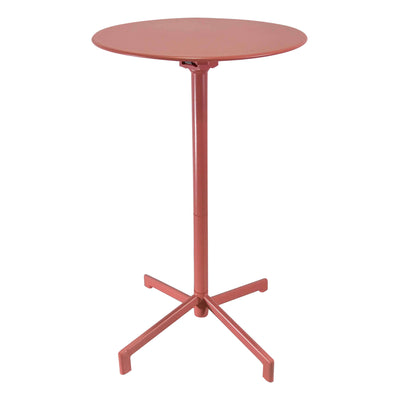 OPERA - tavolo alto da giardino in metallo Rosso